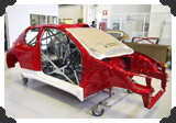 Monocoque of Peugeot 206WRC
(Click picture to see larger version in a pop-up window)